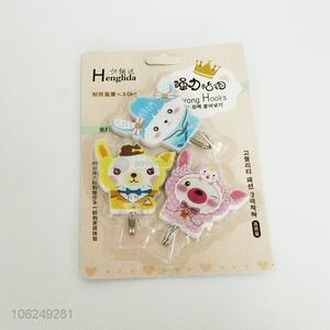 Good Factory Price 3PCS Plastic Cartoon Sticky Hook