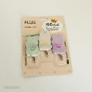 Wholesale candy-colored bunny shape sticky hooks