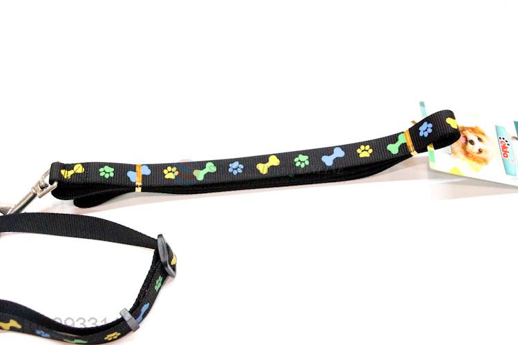 Cute Printing Pet Collars With Leashes Set