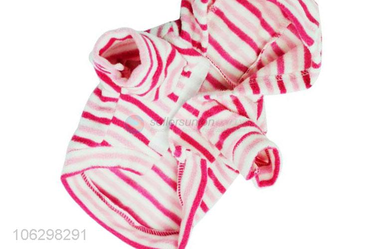 Best Quality Cotton Stripe Hoodie For Pet