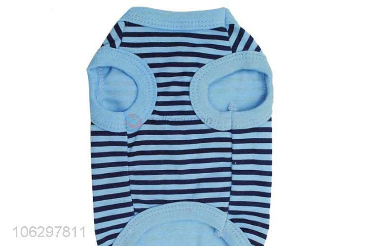 Best Selling Cotton Stripe Coat Fashion Pet Clothes