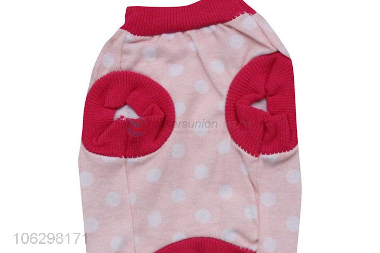 Wholesale Cute Pattern Cotton Waistcoat For Pet