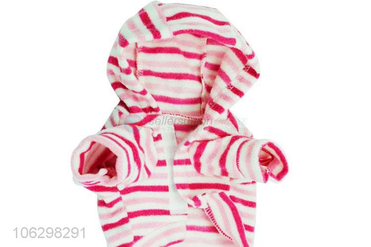 Best Quality Cotton Stripe Hoodie For Pet