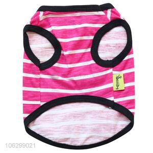 Custom Colorful Stripe Cotton Pet Clothes