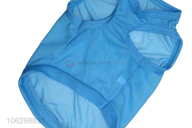 Wholesale Colorful Pet Cotton Vest Fashion Pet Clothes