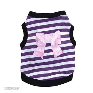 Fashion Stripe Cotton Dog Vest Pet Clothes