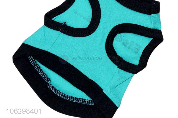 Good Quality Cotton Vest With Paw Pattern For Pet