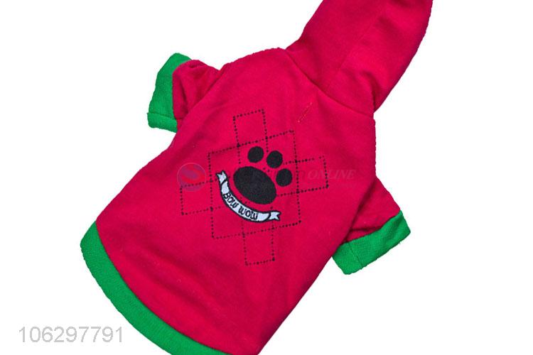 Lovely Design Colorful Cotton Hoodie For Dog