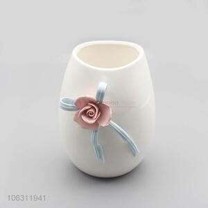 Best selling hotel decor delicate flower porcelain vase