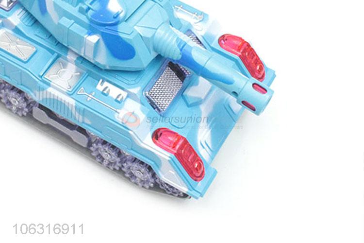 Wholesale custom children electric toy tank with light and music