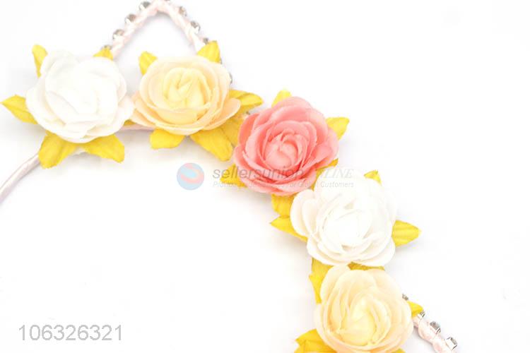 High Quality Cat Ear Popular Hair Clasp With Flowers