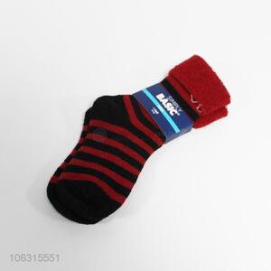 China manufacturer striped boy socks for winter
