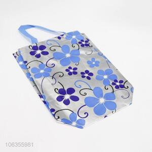 Custom Colorful Flower Pattern Non-Woven Shopping Bag