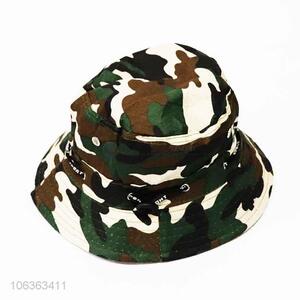 Promotional camouflage color summer sun hat bucket hat