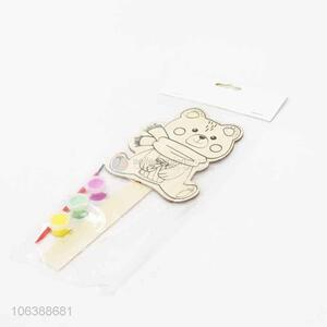 Hot products children educational bear shaped board handmade coloring board