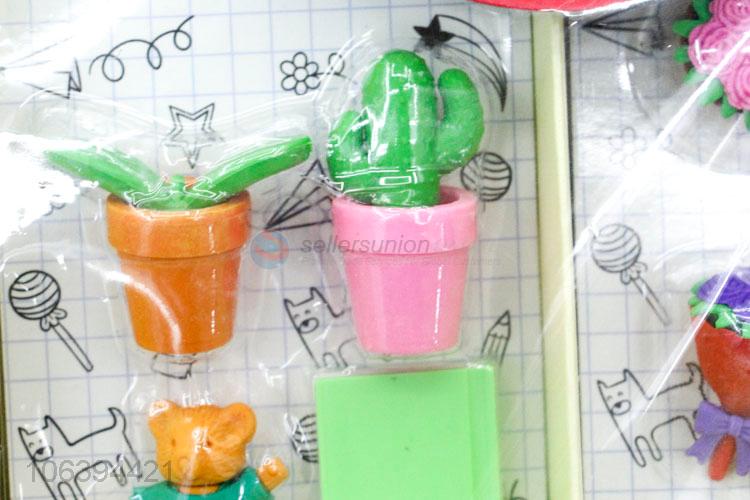 Hot sale children 3D TPR erasers cartoon erasers