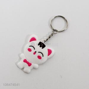 Good sale cartoon silicone key chain girl bag pendant