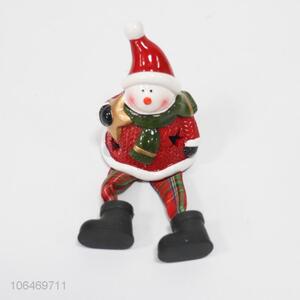 Custom Christmas Decoration Porcelain Crafts With Light