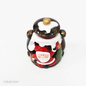 Bottom Price Christmas Decoration Santa Claus Ceramic Crafts