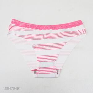 Premium quality women daily underwear striped lace panties