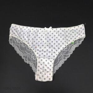 Recent design ladies sexy breathable underwear women brief underpants