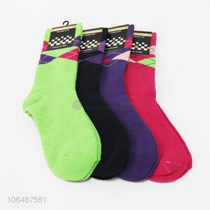 Custom Colorful Soft Long Sock For Man