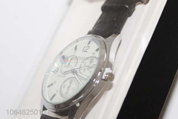 Excellent quality men fashion 40cm wristwatch with pu strap