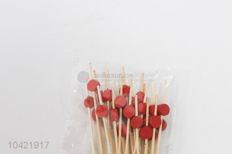 Fruit fork, 25pcs/ package, 12cm, mixed models, the price of 0.02 card