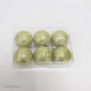 Best price Xmas decorations 6pcs Christmas balls