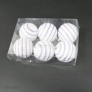 Bottom price Xmas decorations 6pcs Christmas balls