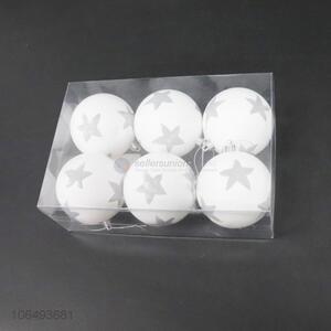 Competitive price Christmas decorations 6pcs Christmas balls