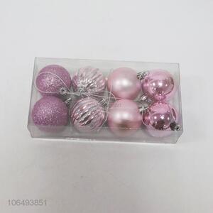 Customized exquisite 6pcs Christmas balls for Christmas tree decoration