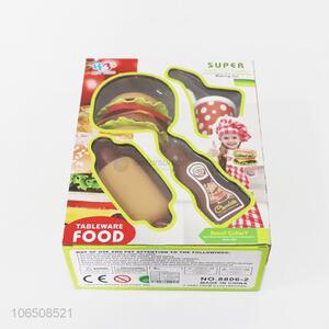 Recent design children pretend toys hamburger cola set toy