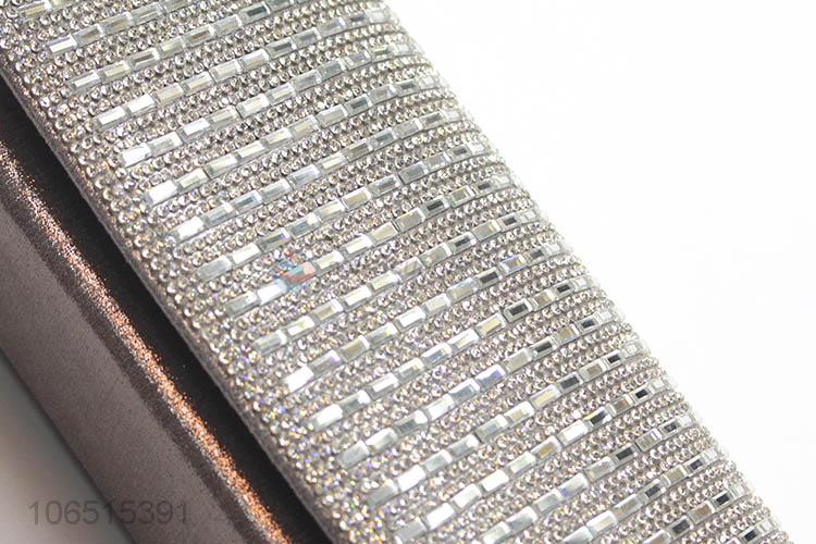 Latest style rhinestone clutch bag chain shoulder messenger bag