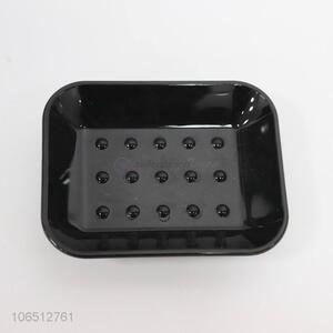 Factory sales square black bathroom soap box