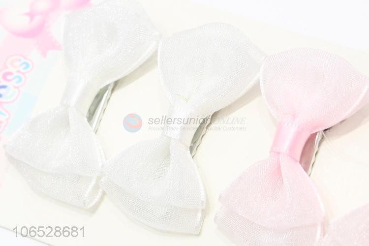 New Fashion Hair Accessories Kids Bow Hairpin Set For Baby Girl