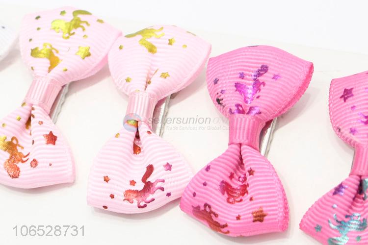 New Style Small Cute Bow Hair Clips Beautiful Headwear Set For Girls