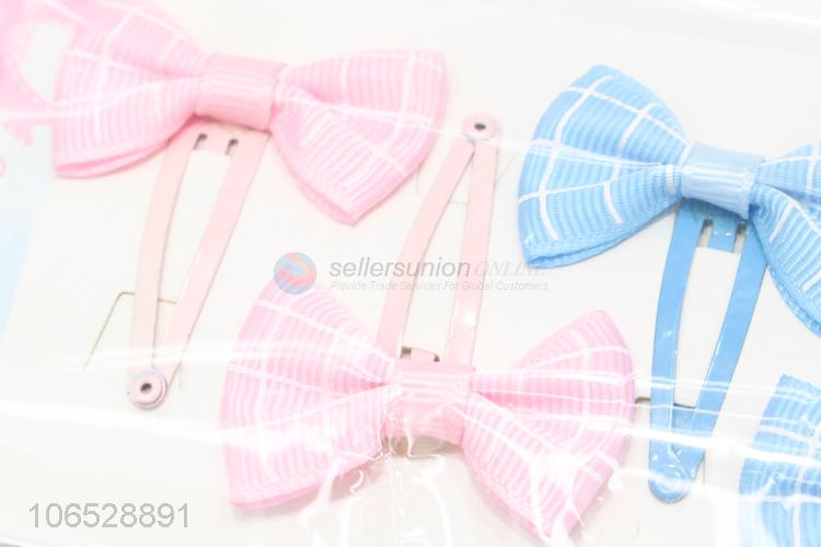 Unique Design Children Toddler Bow Hair Clip Bow Accessories Hairpin Set