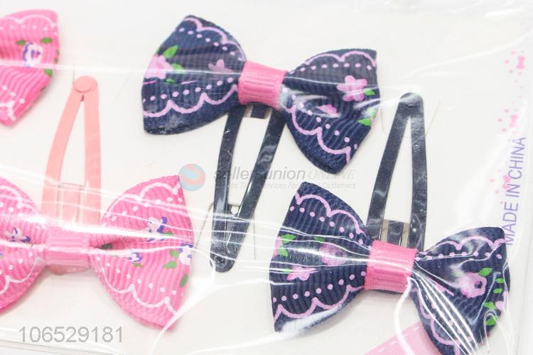 High Sales Children'S Headwear Girl'S Hairpin Lovely Bow Hairpin Set