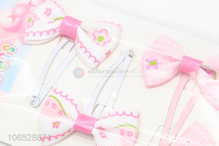 Good Factory Price Bowkot Hairpins Set Hair Accessories For Kids