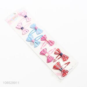 Factory Wholesale Hair Accessories Bow Hair Clip Set For Kids