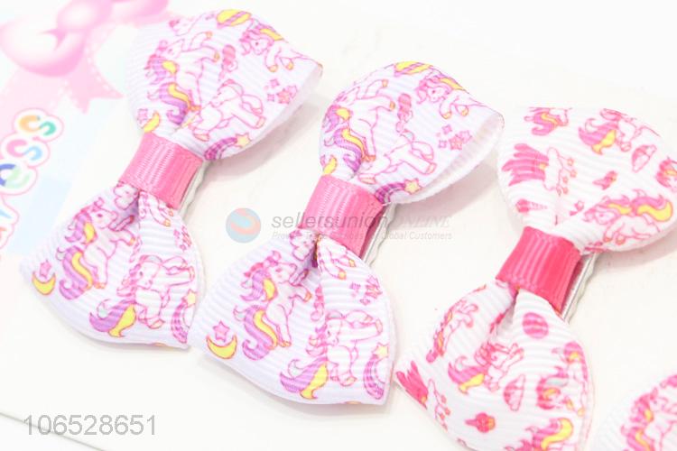 Good Quality Lovely Bow Hair Clip Accessories Baby Hairpin Set For Girls