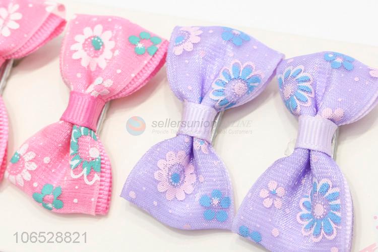 Cheap Price Hair Accessories Supplies Bow Hairpin Set For Girls