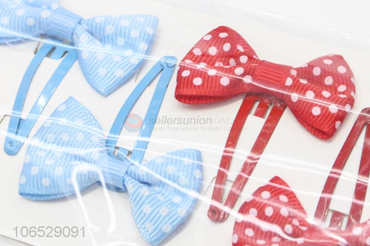 Wholesale Modern Hair Clips Handmade Bow Hairpin Set For Girls