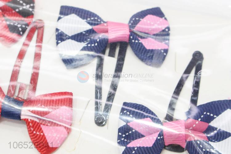 Best Sale Hair Accessories Bow Hairpins Hair Clips Set For Baby Girl