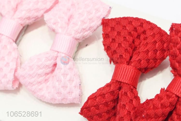 Wholesale Beautiful Bow Knot Hairpin Baby Girl Hair Clip Set
