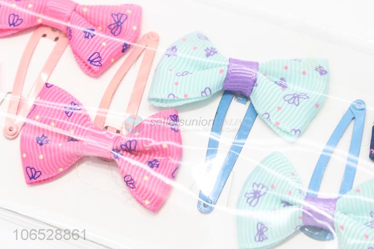 Wholesale Beautiful Bow Knot Baby Girl Hair Clip Set