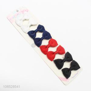 Wholesale Bow Girls Colorful Hairpins Set For Kids
