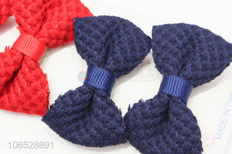 Wholesale Beautiful Bow Knot Hairpin Baby Girl Hair Clip Set