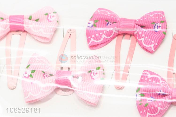 High Sales Children'S Headwear Girl'S Hairpin Lovely Bow Hairpin Set